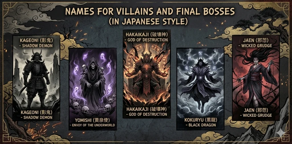 badass japanese names