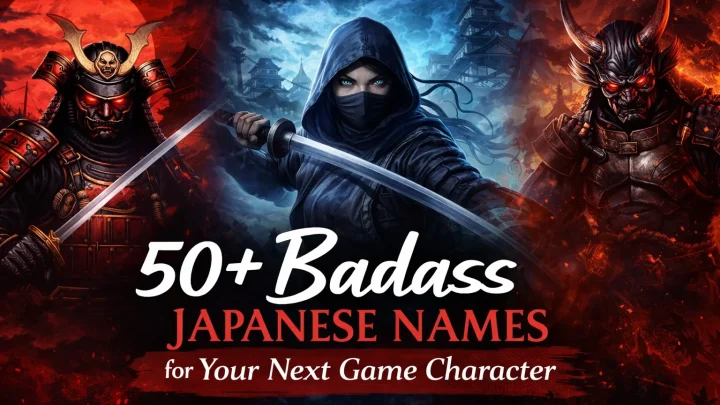 50+ Badass Japanese Names for Your Next Game Character