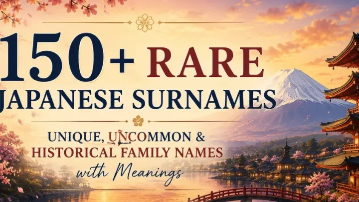 150+ Rare Japanese Surnames: Unique, Mysterious & Historical Family Names with Meanings