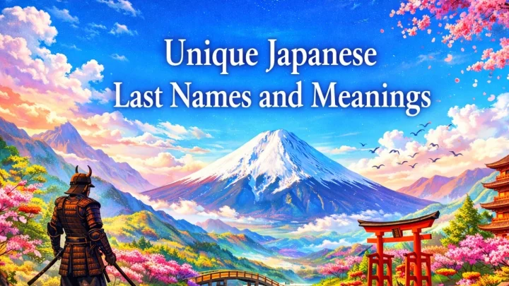 100+ Unique Japanese Last Names and Meanings (Rare & Powerful)