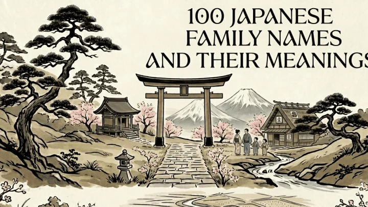 100+ Best japanese family names with meanings and origins