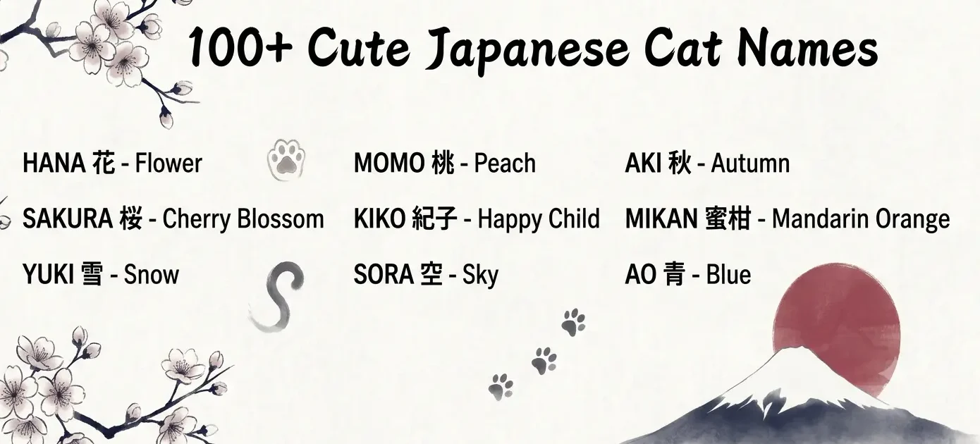 100+ Adorable Japanese Cat Names with Meanings