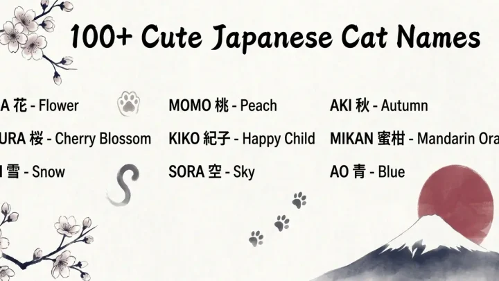100+ Adorable Japanese Cat Names with Meanings