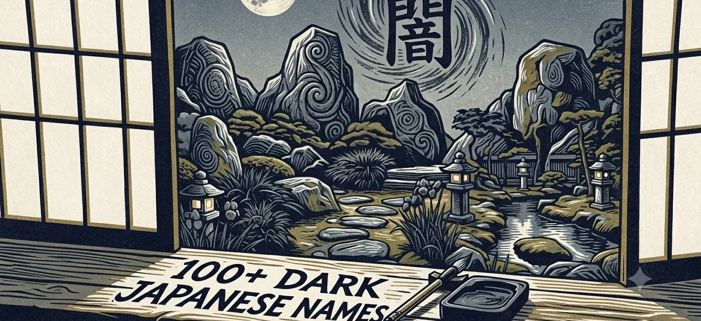 100+ Dark Japanese Names and Meanings