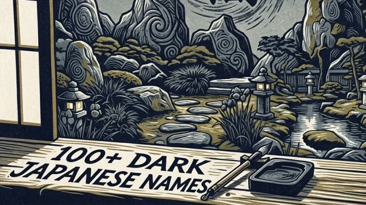 100+ Dark Japanese Names and Meanings