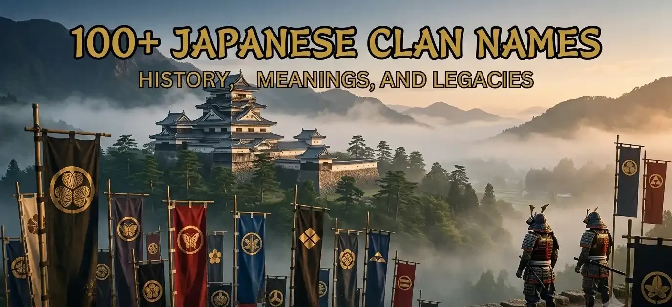 100 Strong Japanese Clan Names and Their Meanings