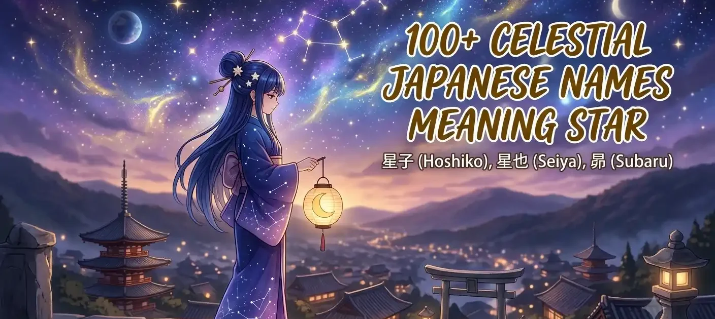 100+ Celestial Japanese Names Meaning Star