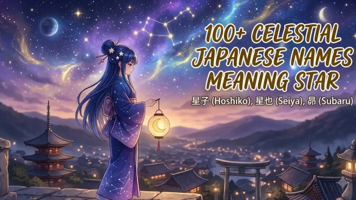 100+ Celestial Japanese Names Meaning Star