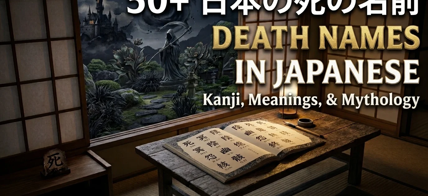 50+ Death Names in Japanese:Meanings, Kanji, & Mythological Origins